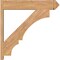 Ekena Millwork Balboa Arts & Crafts Smooth Outlooker, Western Red Cedar, 7 1/2"W x 36"D x 36"H OUT08X36X36BOA03SWR - alternate 2